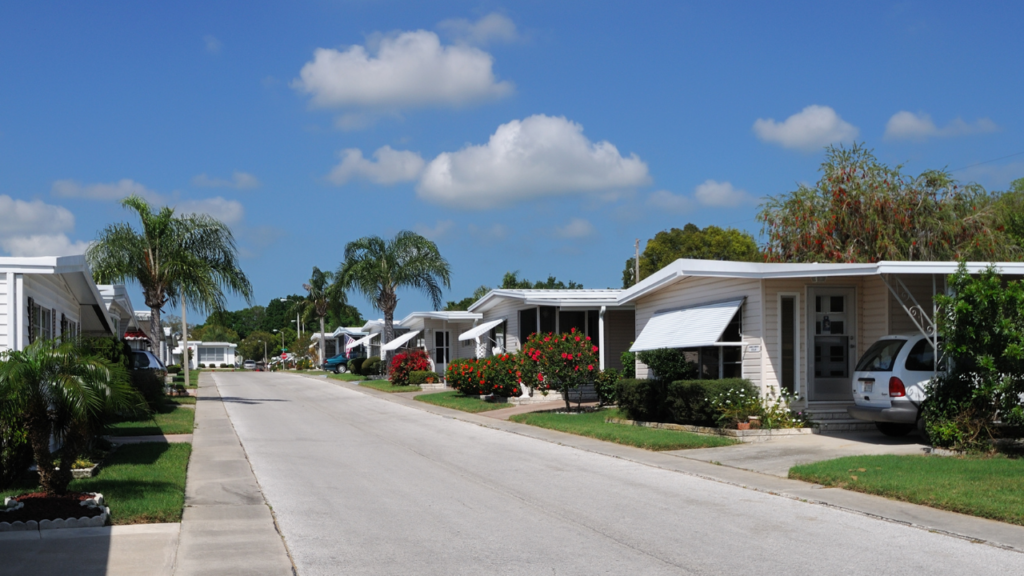 Street view of mobile home park_mobile home park financing