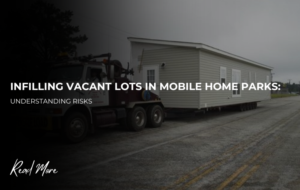 infilling vacant lots in mobile home parks