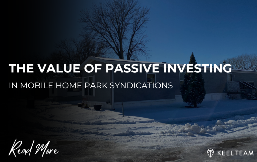 passive investing in mobile home park syndications