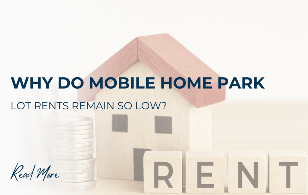 mobile home park lot rents remain low