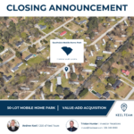 Closing Announcement for mobile home park