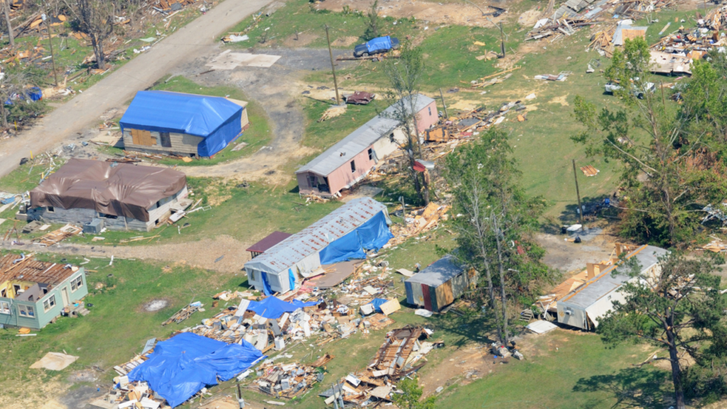 mobile home park destroyed by tornado