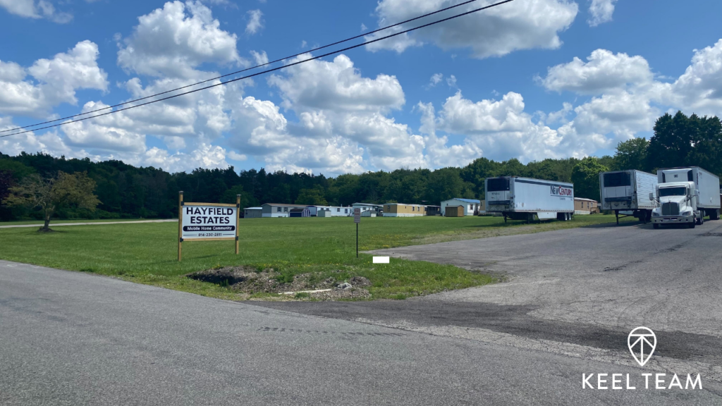 hayfield estates mobile home park investing