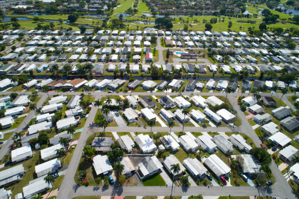 Trailer park homes in South Florida Davie