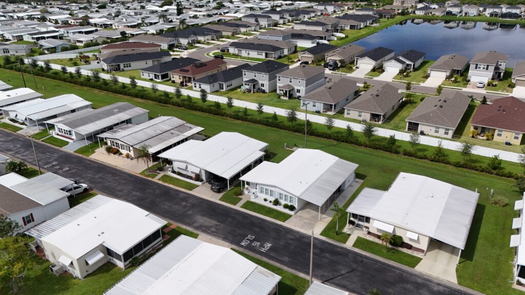 retiree trailer parks and rampant development of new single-family housing in Palmetto, South Florida