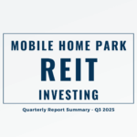 Mobile home park reit investing q3 2025 report summary cover image