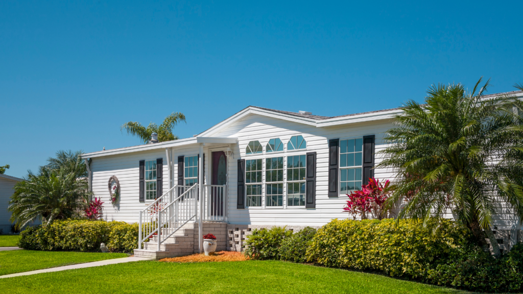 mobile home in community