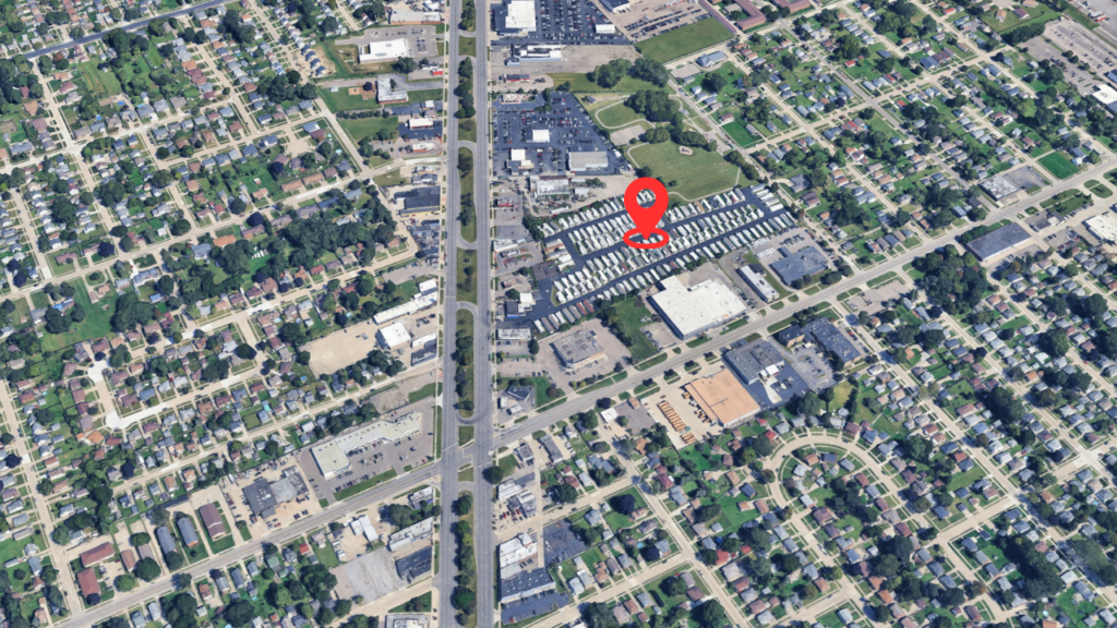 Roseville, MI overhead shot