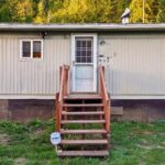 A mobile home in a manufactured housing community, illustrating mobile home park investing